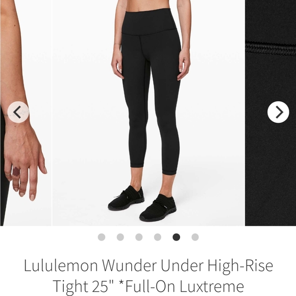 Lululemon Wunder under high-rise tight tight "25 full-on luxtreme - Picture 4 of 8